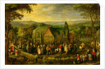 Country Life with a Wedding Scene by Jan the Elder Brueghel