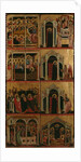 Tryptic of the Virgin, right and left panels by Maestro di Cesi