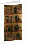 Tryptic of the Virgin, right and left panels by Maestro di Cesi