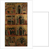 Tryptic of the Virgin, right and left panels by Maestro di Cesi