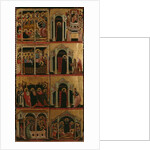 Tryptic of the Virgin, right and left panels by Maestro di Cesi