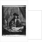 Portrait of a Young Artist, engraved by Johannes Meyssens by Michiel van (after) Musscher