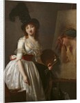 Portrait of a female painter, pupil of David by Aimee Duvivier