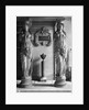 View of two caryatids from the Caryatids' Tribune in the Louvre Museum, late 19th century by Adolphe Giraudon