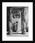 View of two caryatids from the Caryatids' Tribune in the Louvre Museum, late 19th century by Adolphe Giraudon