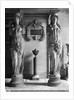 View of two caryatids from the Caryatids' Tribune in the Louvre Museum, late 19th century by Adolphe Giraudon
