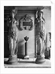 View of two caryatids from the Caryatids' Tribune in the Louvre Museum, late 19th century by Adolphe Giraudon