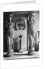 View of two caryatids from the Caryatids' Tribune in the Louvre Museum, late 19th century by Adolphe Giraudon