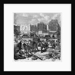 Expropriations during the extension of Avenue de l'Opera, inhabitants moving from the Butte des Moulins, October 1876 by French School