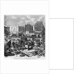 Expropriations during the extension of Avenue de l'Opera, inhabitants moving from the Butte des Moulins, October 1876 by French School