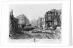 Building of Avenue de l'Opera, last demolitions, 1876 by French School