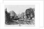 Building of Avenue de l'Opera, last demolitions, 1876 by French School
