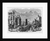 Improvements to Paris, transformation of Montagne Sainte-Genevieve, view taken from rue Saint-Victor, 1877 by Felix Thorigny