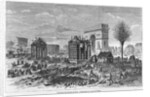 Demolition of the Paris barriers, Arc de Triomphe and Place de l'Etoile by Felix Thorigny