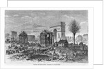 Demolition of the Paris barriers, Arc de Triomphe and Place de l'Etoile by Felix Thorigny