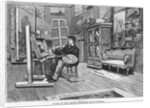 The studio of our lamented contributor Charles Daubigny by French School
