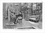 The studio of our lamented contributor Charles Daubigny by French School