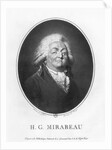 Honore Gabriel Riqueti, Comte de Mirabeau by Jean Urbain Guerin