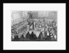 Session of Parliament presided by Regent Anne of Austria and Louis XIV by French School