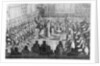 Session of Parliament presided by Regent Anne of Austria and Louis XIV by French School