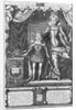 Queen Marie de Medicis and Louis XIII as a child, engraved by Nicolas de Mathoniere 1610 by Francois (after) Quesnel