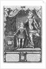 Queen Marie de Medicis and Louis XIII as a child, engraved by Nicolas de Mathoniere 1610 by Francois (after) Quesnel