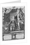 Queen Marie de Medicis and Louis XIII as a child, engraved by Nicolas de Mathoniere 1610 by Francois (after) Quesnel