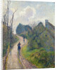 Road climbing to Osny, 1883 by Camille Pissarro