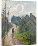 Road climbing to Osny, 1883 by Camille Pissarro