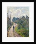 Road climbing to Osny, 1883 by Camille Pissarro