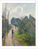 Road climbing to Osny, 1883 by Camille Pissarro