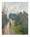 Road climbing to Osny, 1883 by Camille Pissarro