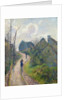 Road climbing to Osny, 1883 by Camille Pissarro