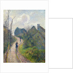 Road climbing to Osny, 1883 by Camille Pissarro