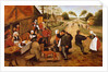 A Flemish Kermesse by Pieter the Younger Brueghel