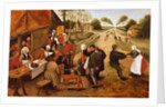 A Flemish Kermesse by Pieter the Younger Brueghel