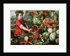 The Vegetable Seller by Joachim Beuckelaer or Bueckelaer