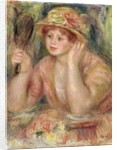 Woman with a Mirror, c.1915 by Pierre Auguste Renoir