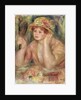 Woman with a Mirror, c.1915 by Pierre Auguste Renoir