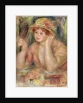Woman with a Mirror, c.1915 by Pierre Auguste Renoir