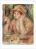 Woman with a Mirror, c.1915 by Pierre Auguste Renoir