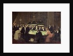 The game room at the casino, 1889 by Jean Beraud