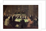 The game room at the casino, 1889 by Jean Beraud