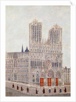 Rheims Cathedral, c.1923 by Louis Vivin