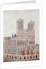 Rheims Cathedral, c.1923 by Louis Vivin