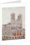 Rheims Cathedral, c.1923 by Louis Vivin