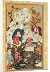Prince visiting an Ascetic by Persian School