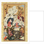 Prince visiting an Ascetic by Persian School