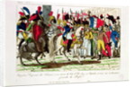 The People of Paris Acclaiming Napoleon on his Return from Elba in 1815 by French School