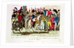 The People of Paris Acclaiming Napoleon on his Return from Elba in 1815 by French School